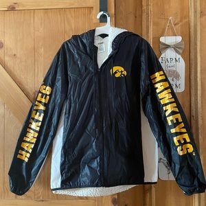 Victoria’s Secrets Pink, Iowa Hawkeye winter jacket, Size medium !
